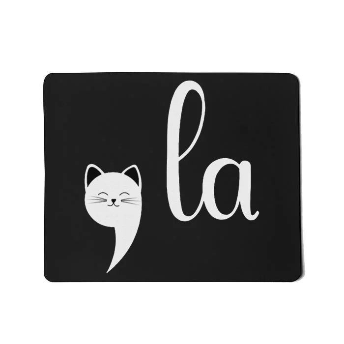 Comma La Funny Anti Republican Liberal Voters Democrat Mousepad