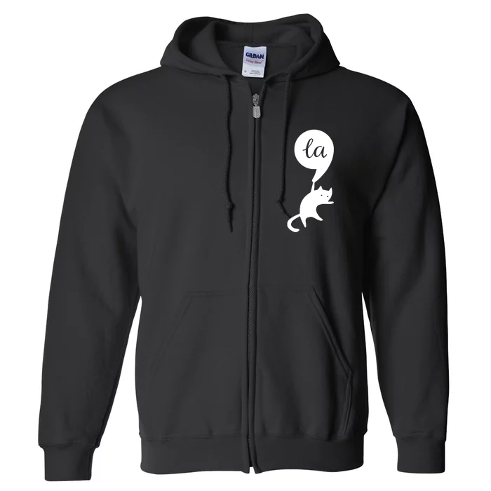 Cat Lady For Kamala 2024 Election Full Zip Hoodie