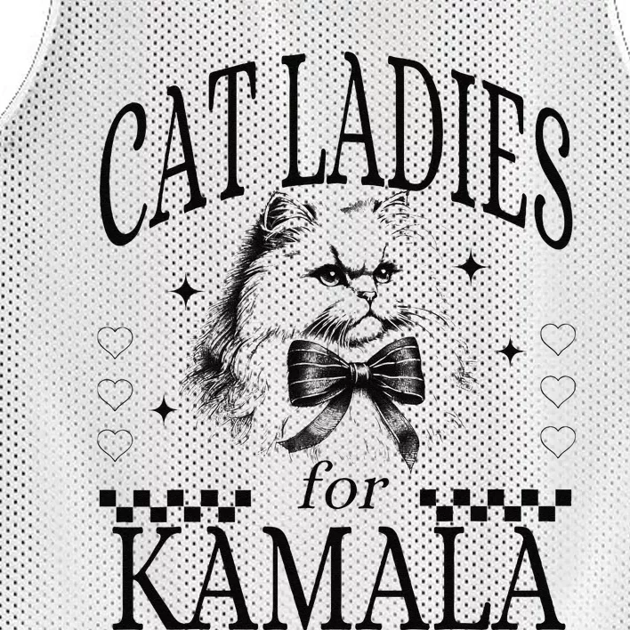 Cat Ladies For Kamala Mesh Reversible Basketball Jersey Tank