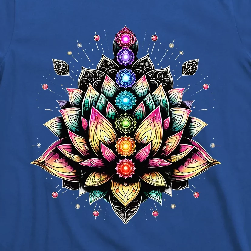 Chakra Lotus Flower Spiritual Yoga Lover T-Shirt