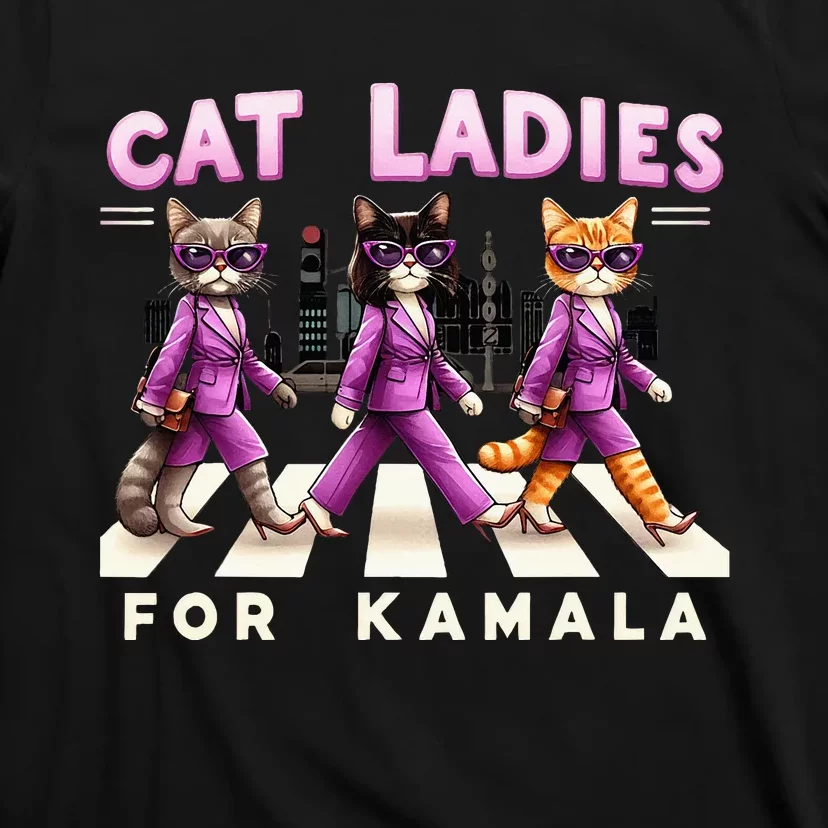 Cat Ladies For Kamala T-Shirt