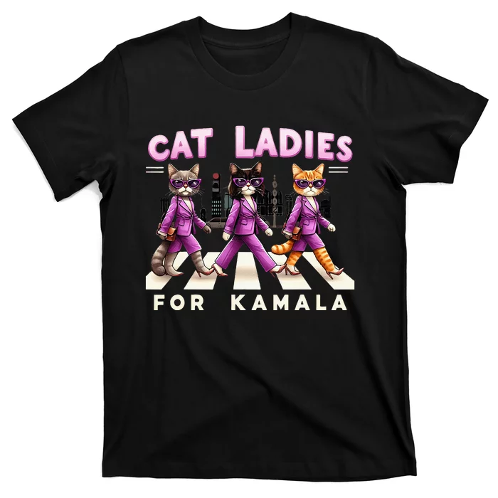 Cat Ladies For Kamala T-Shirt