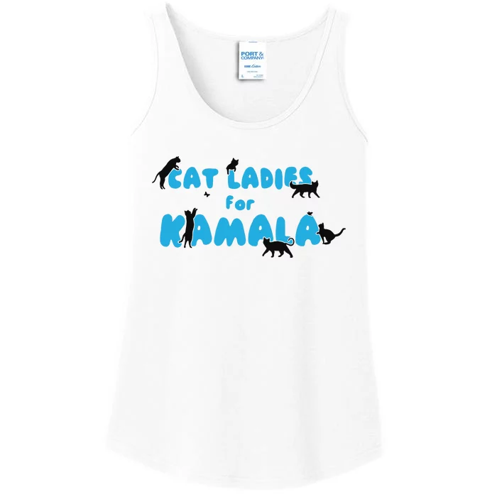 Cat Ladies For Kamala Childless Cat Ladies Ladies Essential Tank