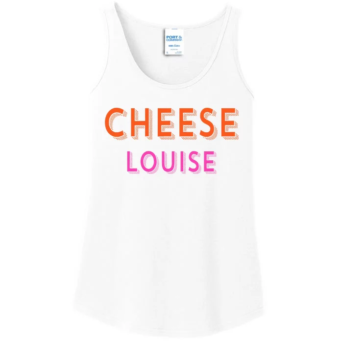 Cheese Louise Fathers Day Dad Jokes Ladies Essential Tank