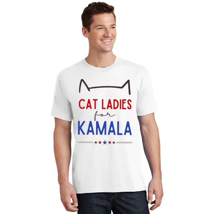 Cat Ladies For Kamala Cat Lady For Women Feminist T-Shirt