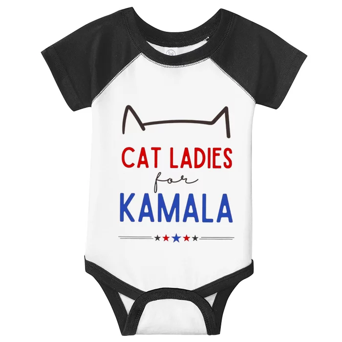 Cat Ladies For Kamala Cat Lady For Women Feminist Infant Baby Jersey Bodysuit