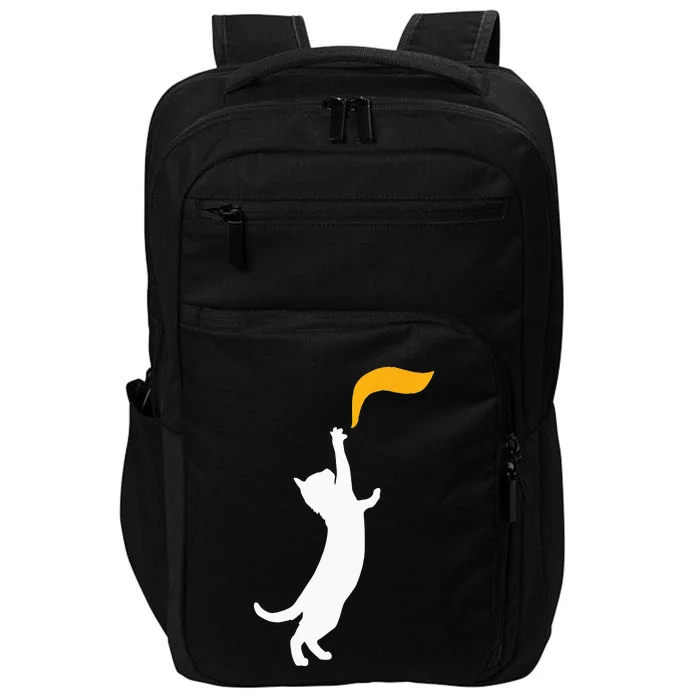 Cat Ladies For Kamala Harris Donald Trump 2024 Sarcastic Impact Tech Backpack