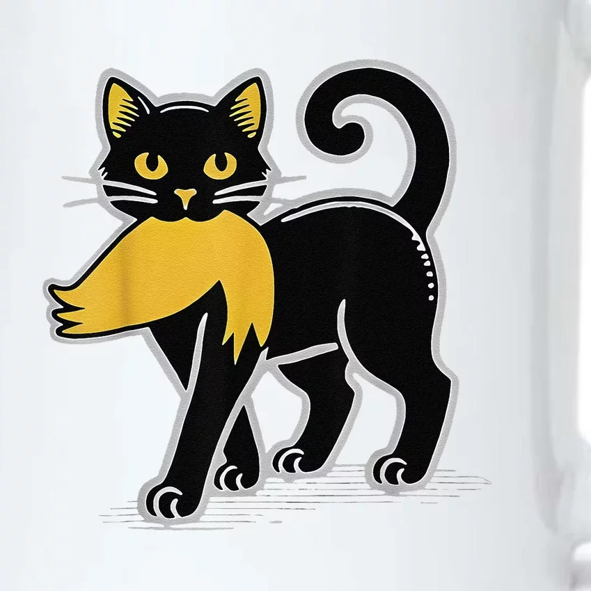 Cat Ladies For Kamala Harris Donald Trump 2024 Sarcastic Black Color Changing Mug