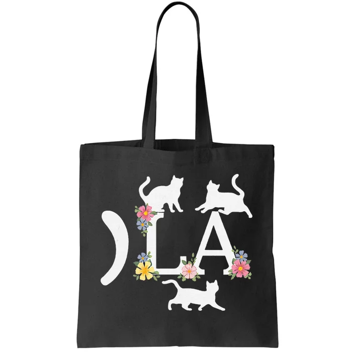 Comma La Floral Kamala Harris President 2024 Coma La Cats Tote Bag