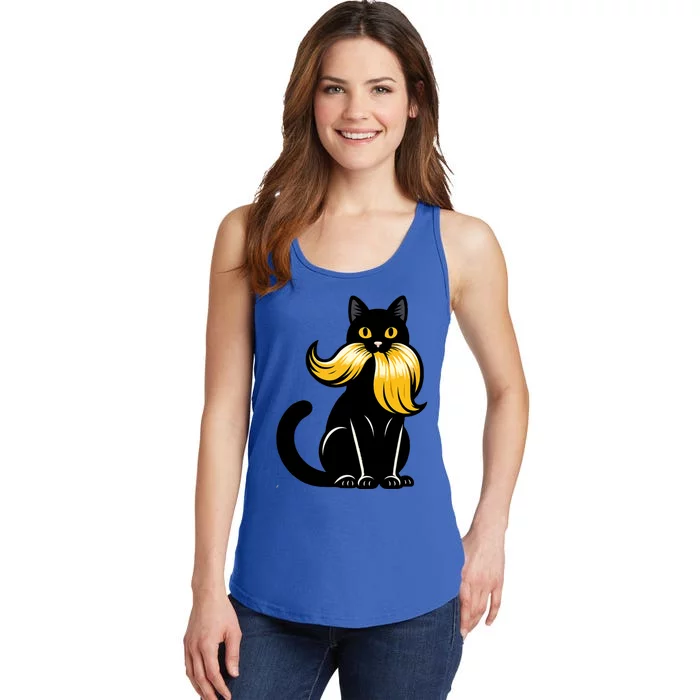 Cat Ladies For Kamala Harris Antitrump Funny Election 2024 Ladies Essential Tank