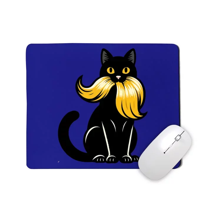 Cat Ladies For Kamala Harris Antitrump Funny Election 2024 Mousepad