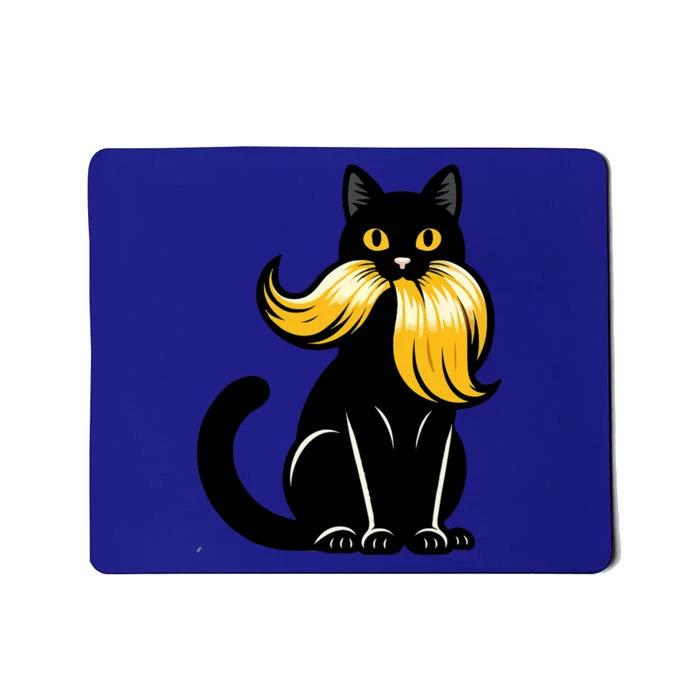 Cat Ladies For Kamala Harris Antitrump Funny Election 2024 Mousepad