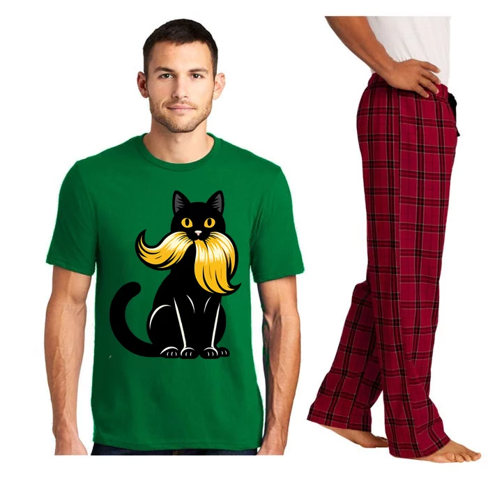 Cat Ladies For Kamala Harris Antitrump Funny Election 2024 Pajama Set