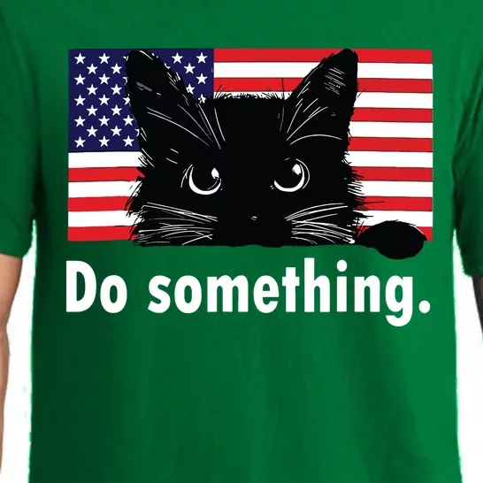 Cat Ladies Funny Kamala Harris 2024 Election Do Something Pajama Set