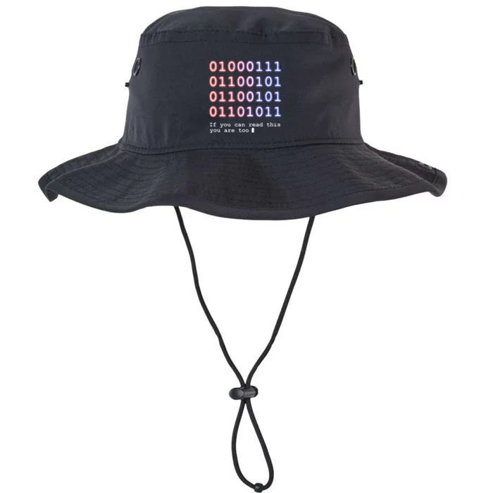 Code Lover Funny Binary Code Tech Lover Legacy Cool Fit Booney Bucket Hat