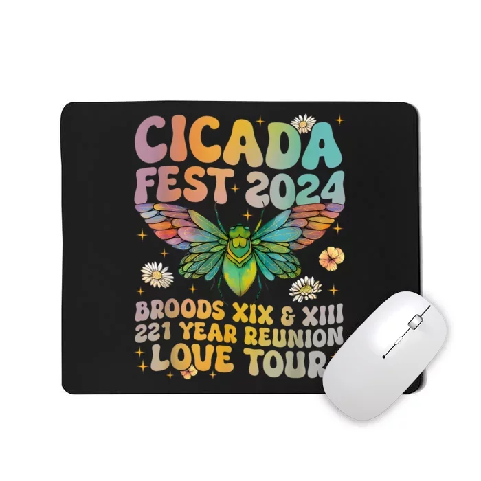 Cicada Lover Fest 2024 Broods Xix & Xiii 221 Years Reunion Mousepad