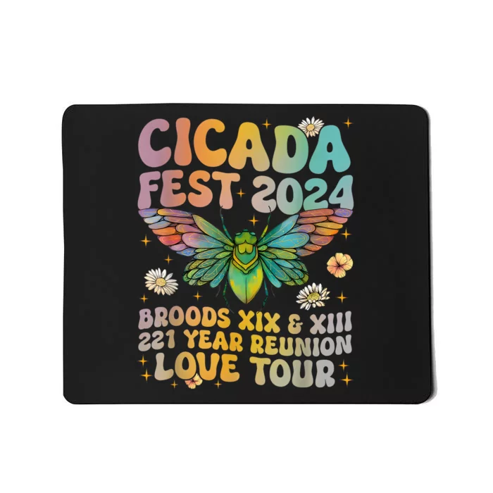 Cicada Lover Fest 2024 Broods Xix & Xiii 221 Years Reunion Mousepad