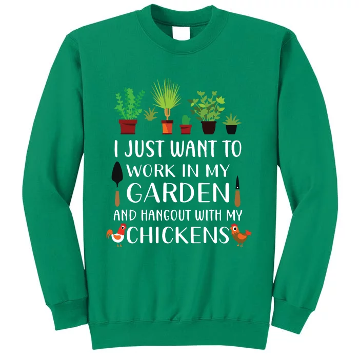 Chicken Lover Funny Gardening Shirts For Men Women Gardener Sweatshirt