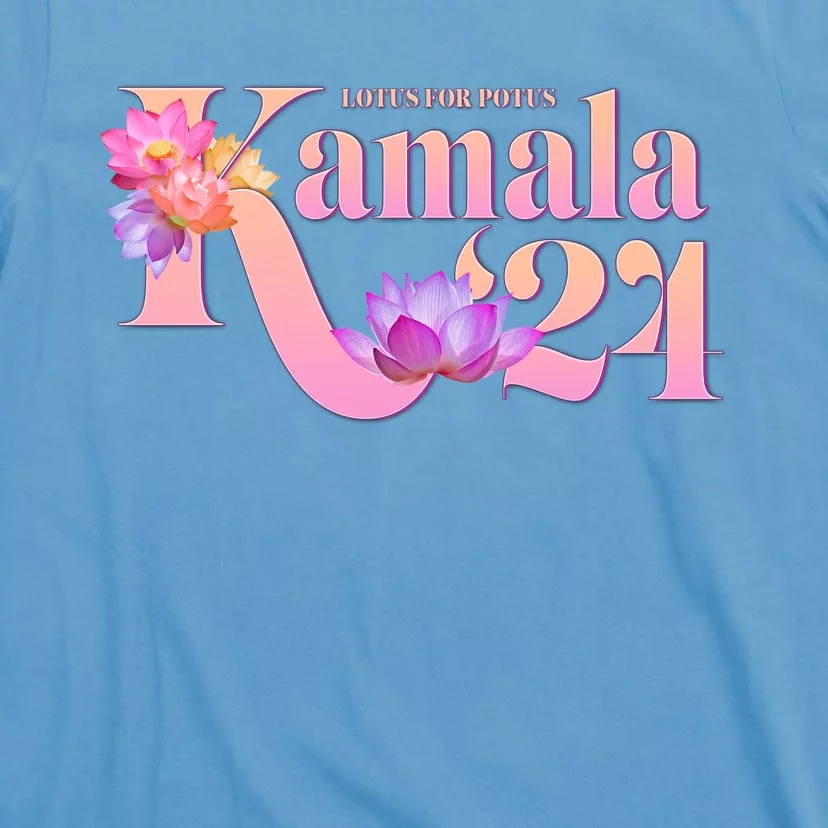 Cute Lotus Flowers Lotus For Potus Kamala Harris 2024 T-Shirt