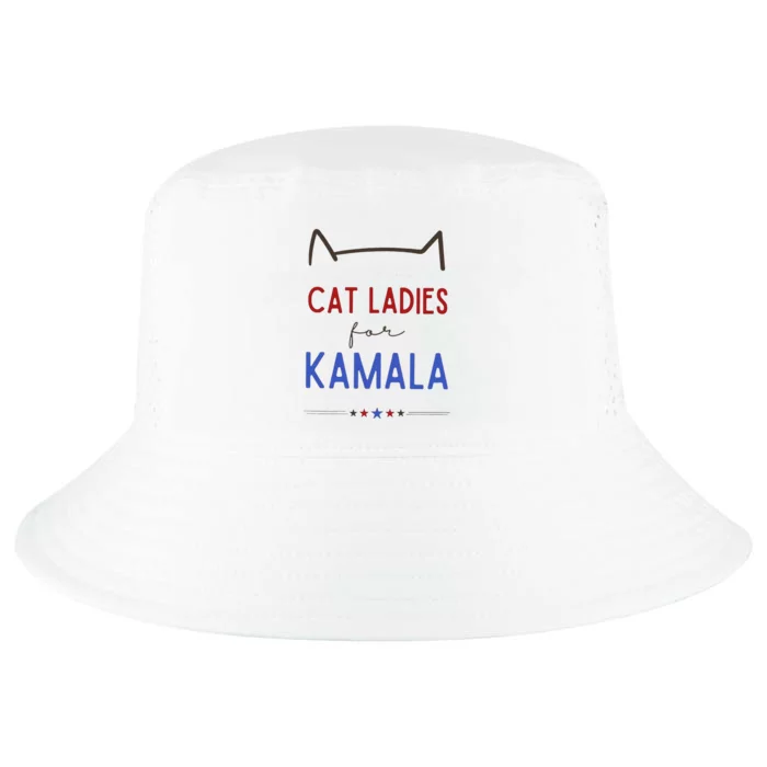 Cat Ladies For Kamala Cat Lady Gift Cool Comfort Performance Bucket Hat