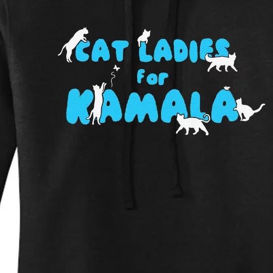 Cat Ladies For Kamala Gift Women's Pullover Hoodie