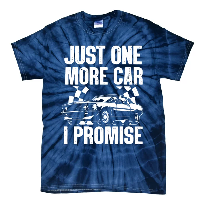 Car Lover For Men New Engine Owner Classic Car Technician Tie-Dye T-Shirt