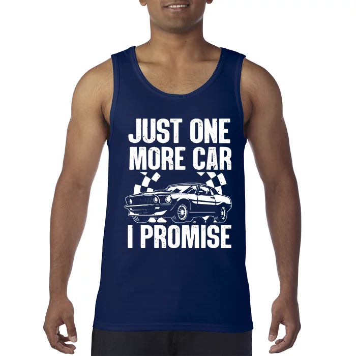 Car Lover For Men New Engine Owner Classic Car Technician Tank Top