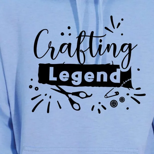 Crafting Legend Funny Hobby Crafter Artist Gift Unisex Surf Hoodie