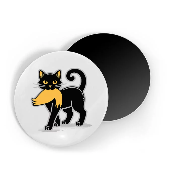 Cat Ladies For Kamala Harris Donald Trump 2024 Magnet