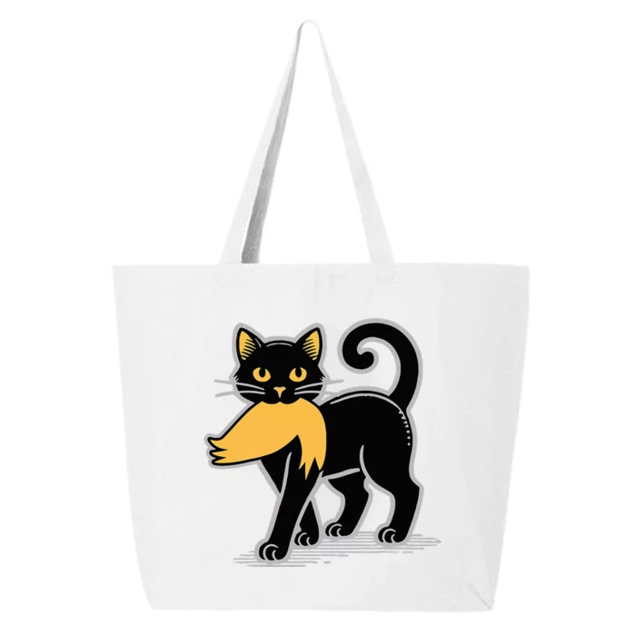 Cat Ladies For Kamala Harris Donald Trump 2024 25L Jumbo Tote