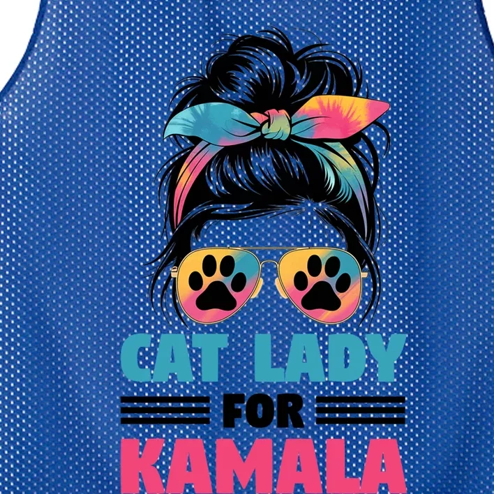 Cat Lady For Kamala Gift Mesh Reversible Basketball Jersey Tank