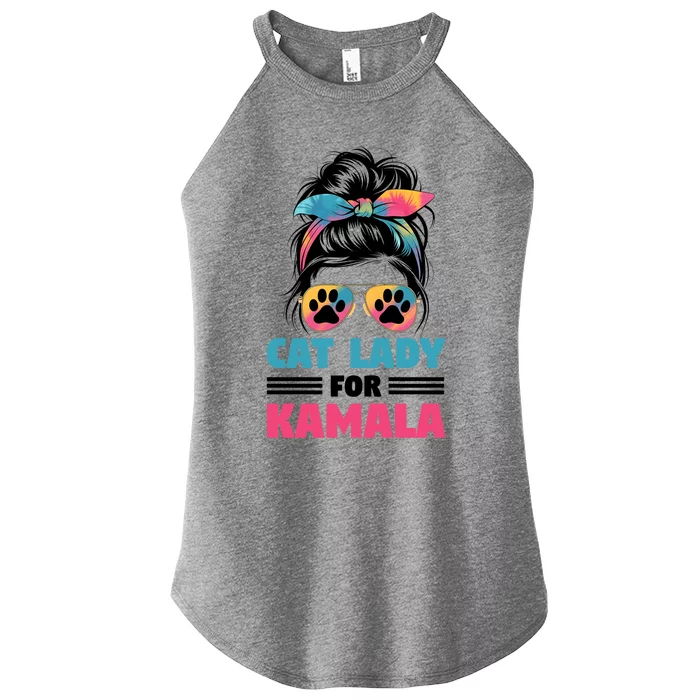 Cat Lady For Kamala Gift Women’s Perfect Tri Rocker Tank