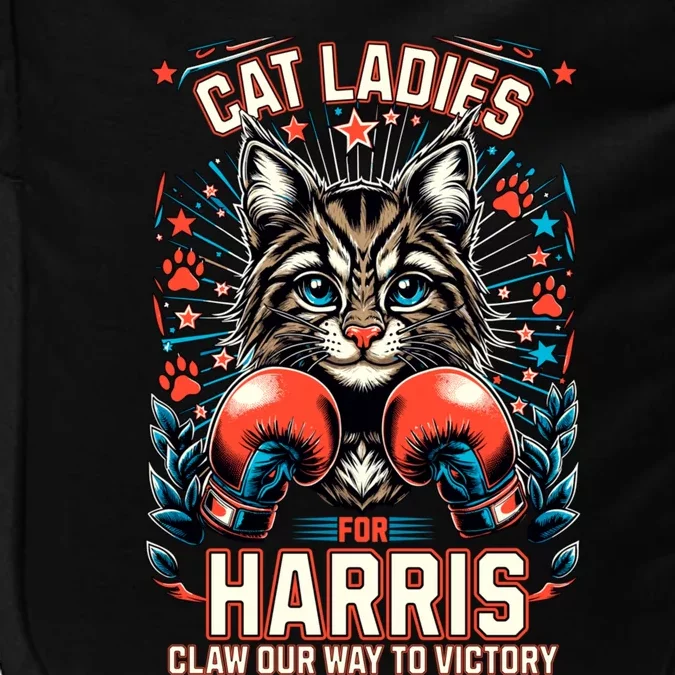 Cat Ladies For Harris For President 2024 Impact Tech Backpack