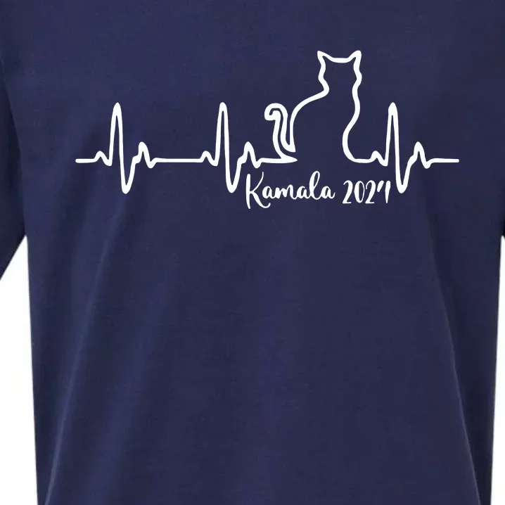 Cat Ladies For Kamala Kamala Harris 2024 Sueded Cloud Jersey T-Shirt