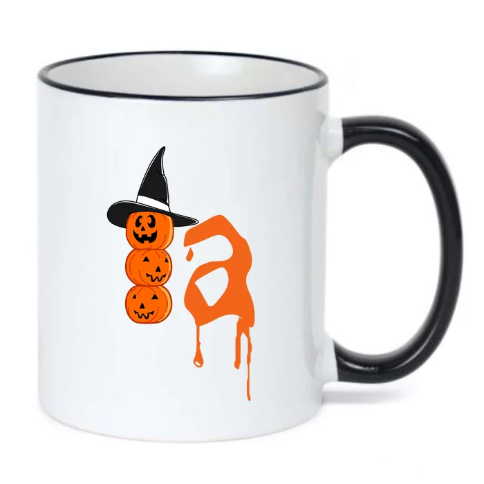 Comma La Funny Kamala Harris Halloween Pumpkin Black Color Changing Mug