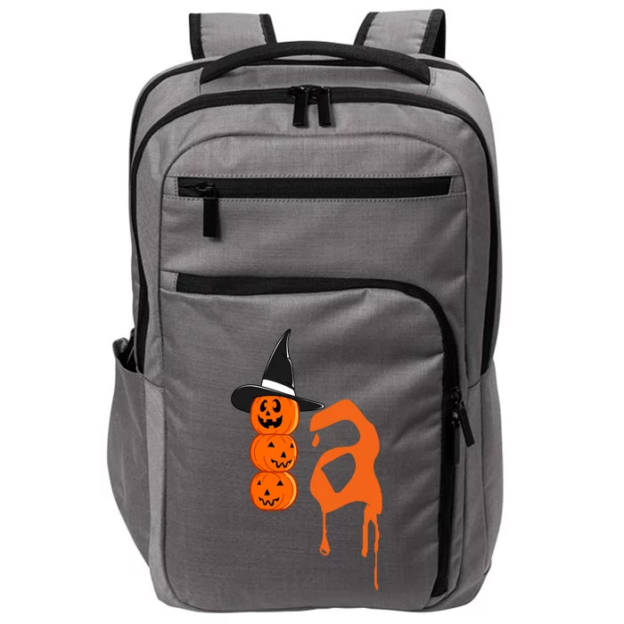 Comma La Funny Kamala Harris Halloween Pumpkin Impact Tech Backpack