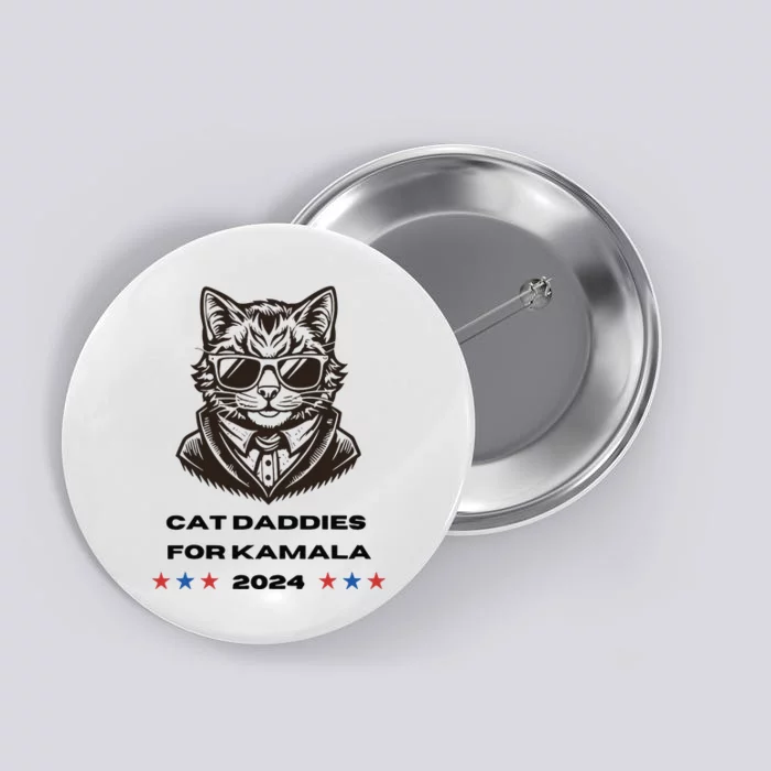 Cat Ladies For Kamala Cat 2024 Button