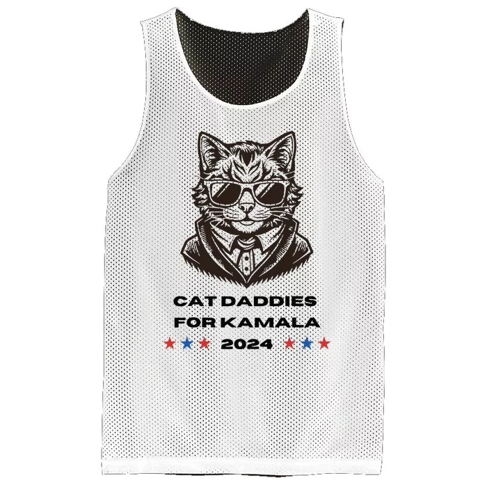 Cat Ladies For Kamala Cat 2024 Mesh Reversible Basketball Jersey Tank