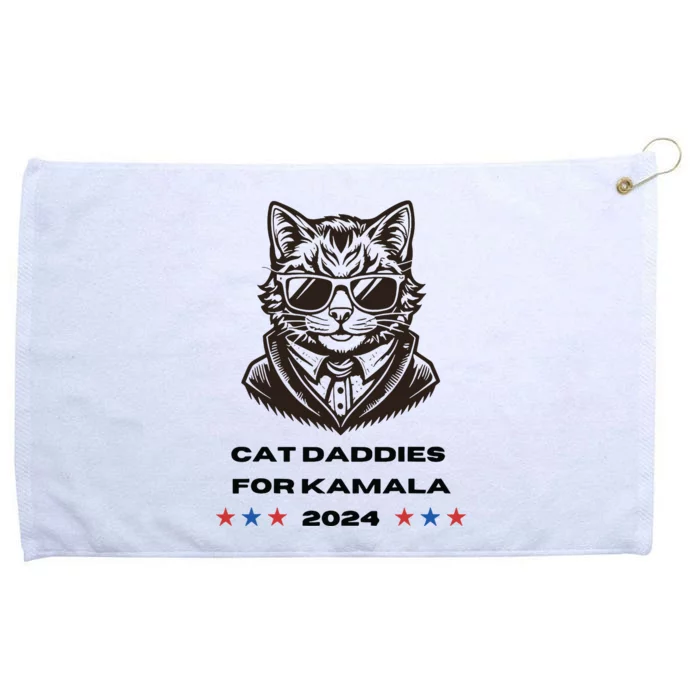 Cat Ladies For Kamala Cat 2024 Grommeted Golf Towel