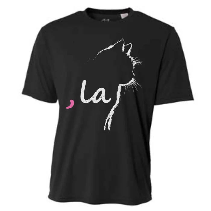 Cat Ladies For Kamala Harris For President 2024 Comma La Cooling Performance Crew T-Shirt