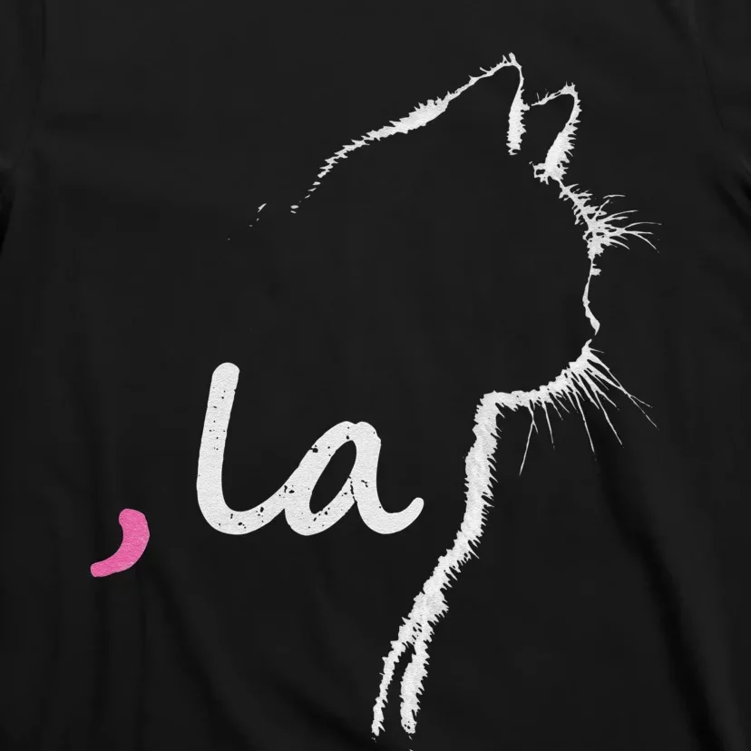 Cat Ladies For Kamala Harris For President 2024 Comma La T-Shirt