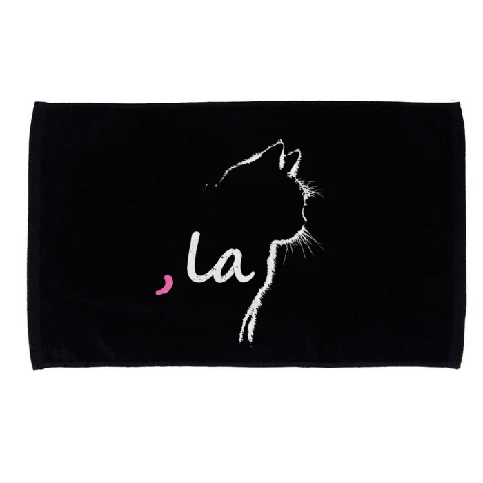 Cat Ladies For Kamala Harris For President 2024 Comma La Microfiber Hand Towel