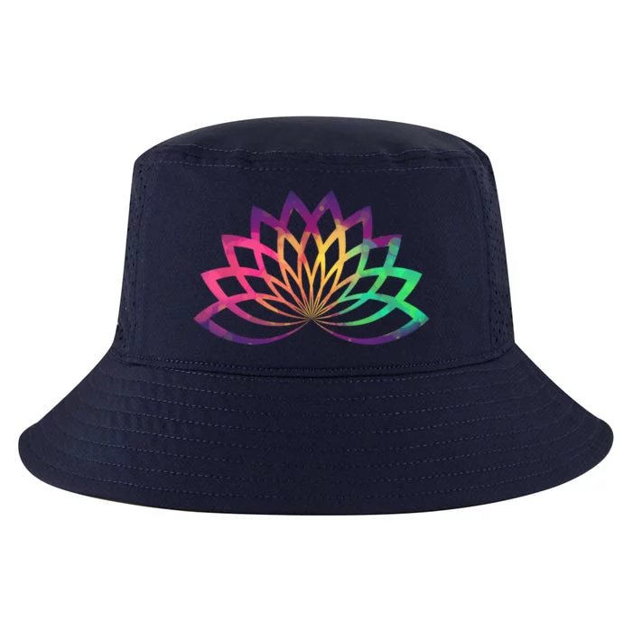 Colorful Lotus Flower Brightly Coloured Yoga Gift Cute Gift Cool Comfort Performance Bucket Hat