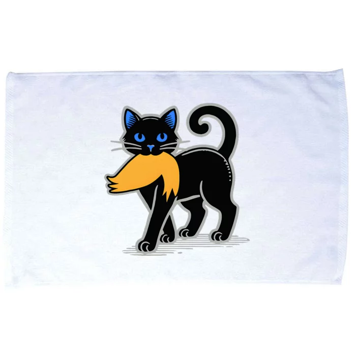 Cat Ladies For Kamala Harris Donald Trump 2024 Microfiber Hand Towel