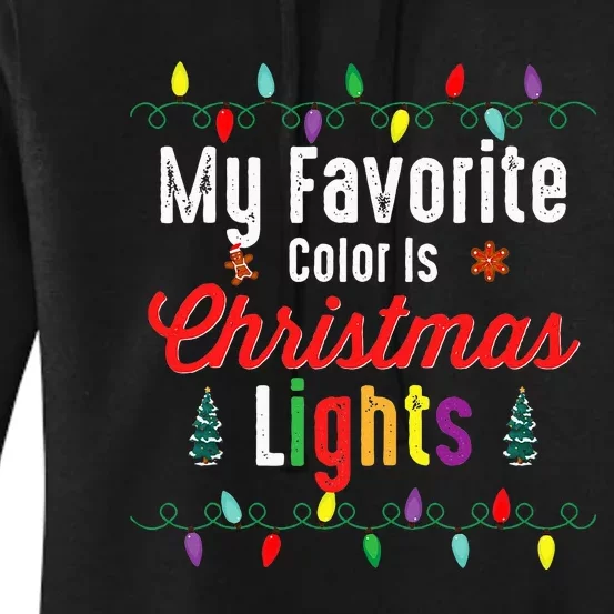 Christmas Lights Funny Xmas Gifts Women's Pullover Hoodie