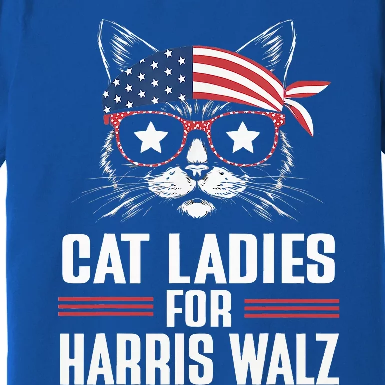 Cat Ladies For Harris Waltz Cat 2024 Premium T-Shirt