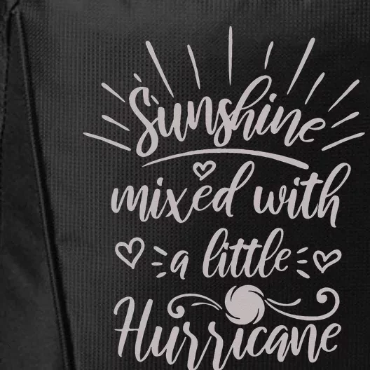 Country Life Fun Girl Sunshine Mixed With A Hurricane City Backpack