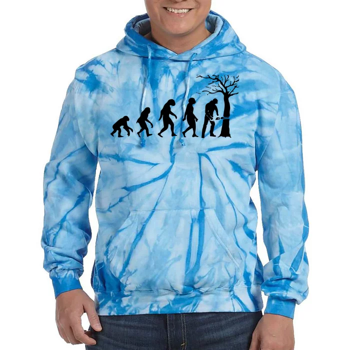 Cool Lumberjack For Women Logger Tree Cutter Arborist Tie Dye Hoodie