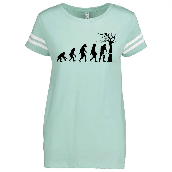 Cool Lumberjack For Women Logger Tree Cutter Arborist Enza Ladies Jersey Football T-Shirt