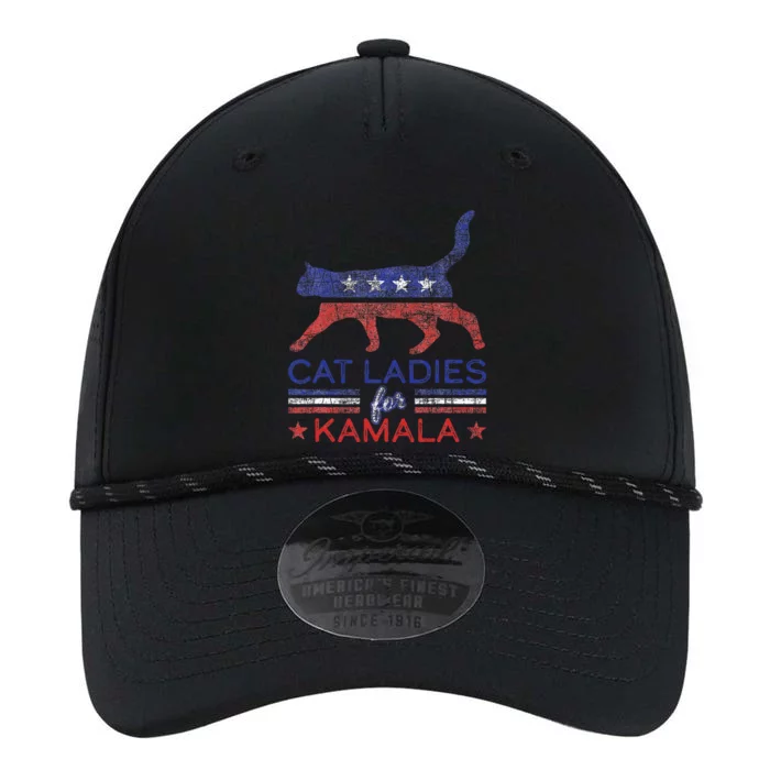 Cat Ladies For Kamala Funny Democrat Cat For Cat Lady Performance The Dyno Cap